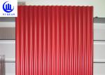 Fire Retardant UPVC PVC Coated Roof Tiles For Freight Yard Garages