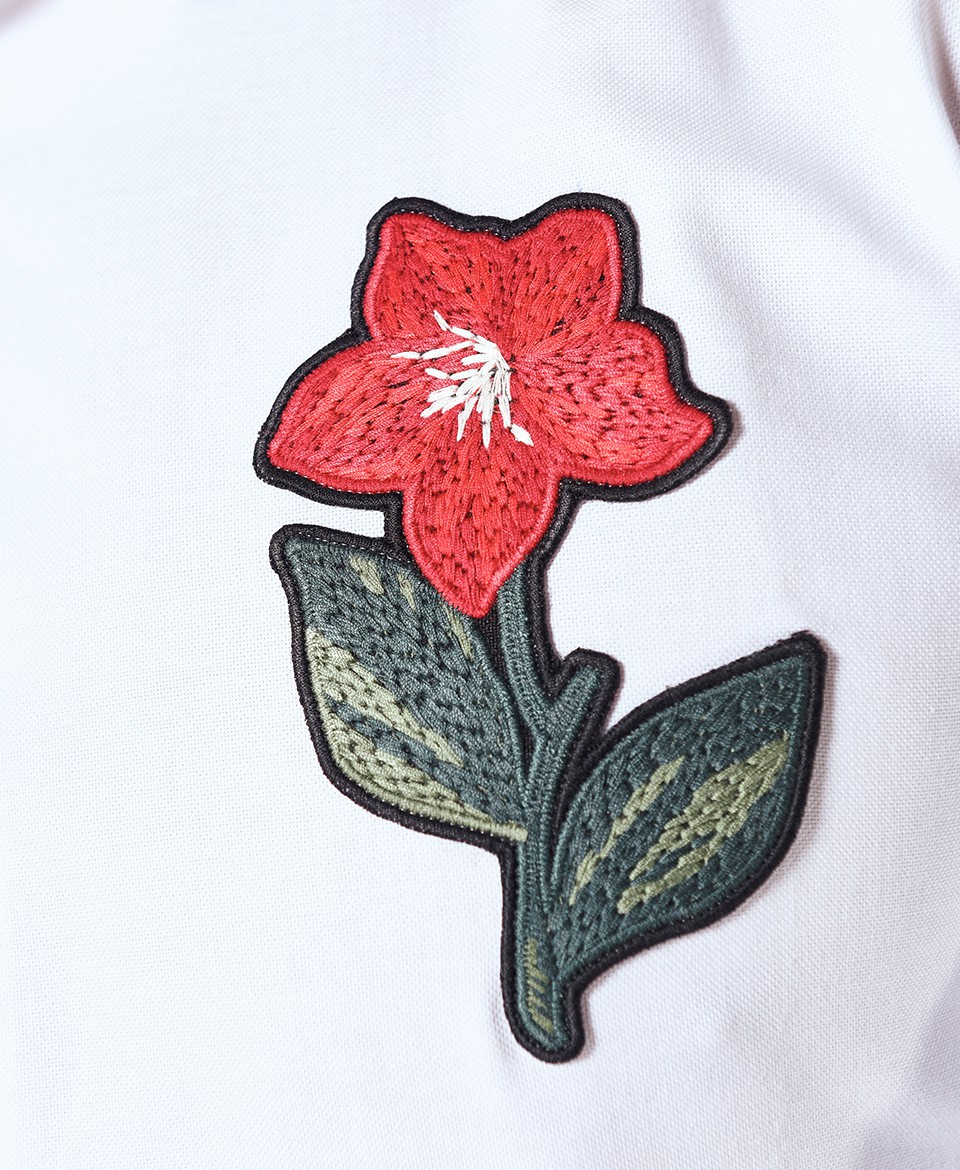 Custom Embroidery Mens Fashion Casual Shirts , White Long Sleeve Collar Shirt