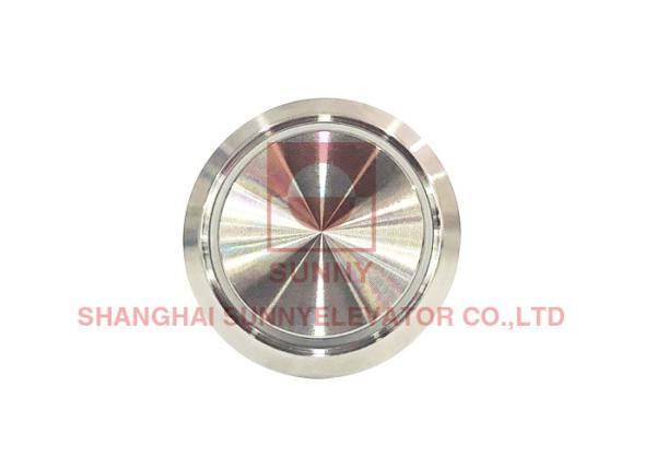 DC 12-36V Elevator Parts Lift Close Door Button / Round Braille Lift Buttons For
