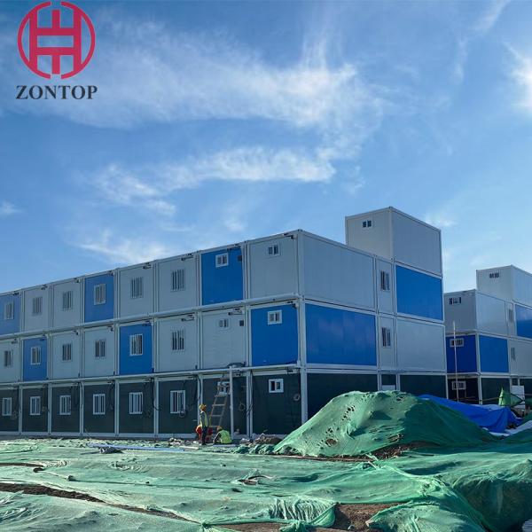 Double Storey Container House For Outdoor Office Hotel Hospital Zontop light