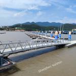 Sturdy Customized Silver Marine Aluminum Gangways Corrosion Resistant Aluminum