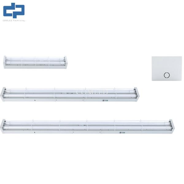 Weatherproof 2FT T8 Twin Led Tube Light Fitting Double Tube LED Light 18W 2800K