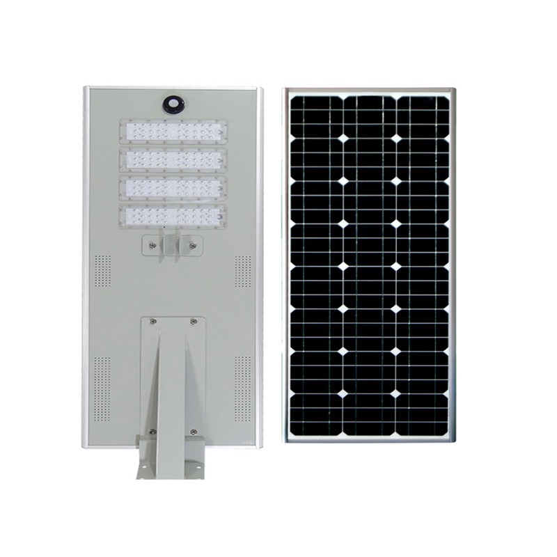 Outdoor use die casting aluminum material silvery ip66 waterproof High brightness 120W led all in one street light