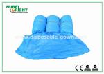 Polythene Laboratory Disposable Footwear , Skid Resistant Shoe Covers