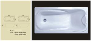 Wholesale Acrylic bathtub, simple bathtub, common bathtub,sanitary ware, bathroom bath tub HDL-02 from china suppliers