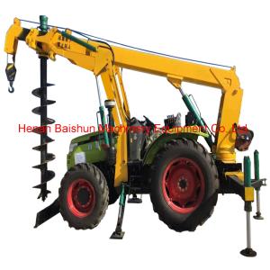 Wholesale Power Pole Erection Equipment Pole Digger Machine for Sales from china suppliers