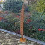 Durable Outdoor Rusty Corten Steel Sculpture Custom Made
