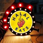 Made in China XinZhongRun supplier customized restaurant cafe LED lighting signs