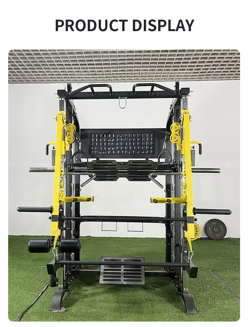 New Style Multi-Purpose Fitness Equipment for Home or Gym Smith Machine