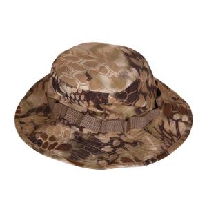 Wholesale Waterproof Camouflage Wide Brim Fishing Hat 58cm With String from china suppliers