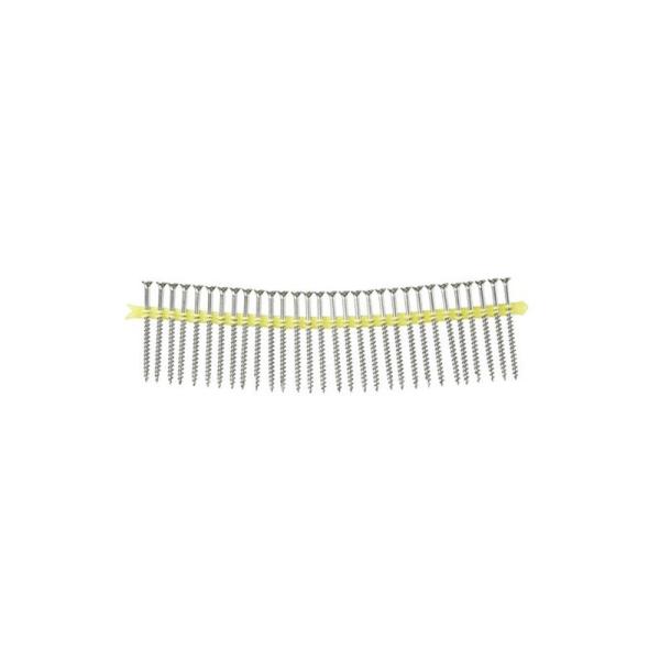 #10 316 Stainless Steel Bugle Head Screws T17 Tip 75mm Collated Screws Square