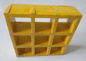 Wholesale 50x50 Yellow Walkway Frp Molded Grating Panels from china suppliers