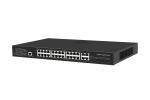 32 Ports Gigabit Industrial Ethernet Switch 300W Stable Black Color