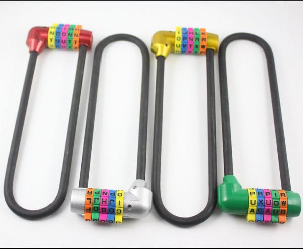 5 Digital Extended Long Bar English Letter Password lock Long anti-theft