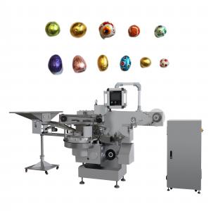 Wholesale Main Function Spherical Brushing 300-500ppm Automatic Coin Foil Chocolate Egg Packing Machine from china suppliers