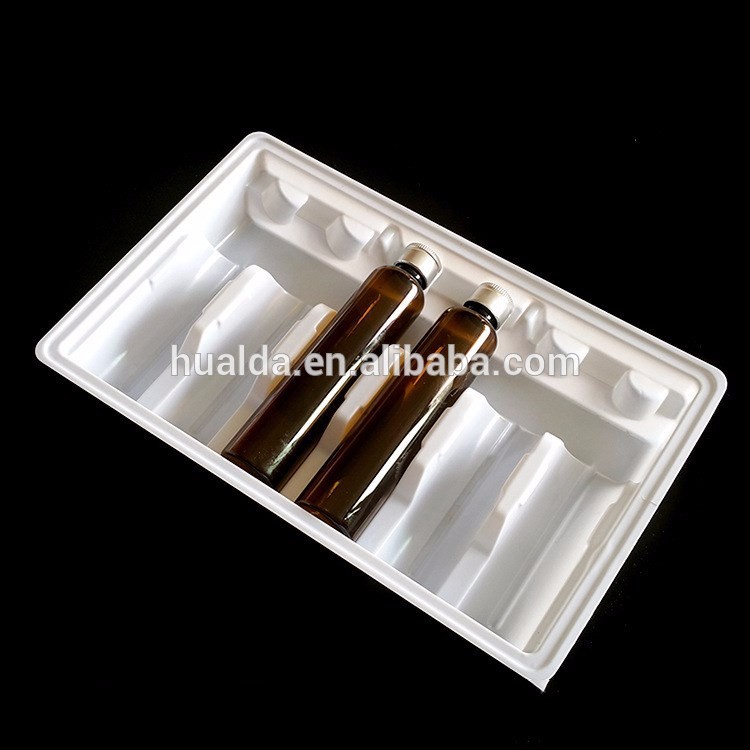 Machine to make disposable plastic transparent wax crayon pen packaging insert tray box