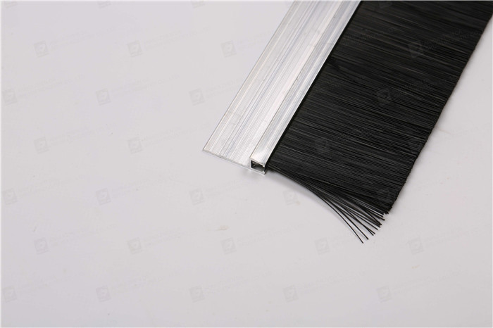 Waterproof 15mm Door Seal Brush Strip Window Silicone Wool Weather Stripping