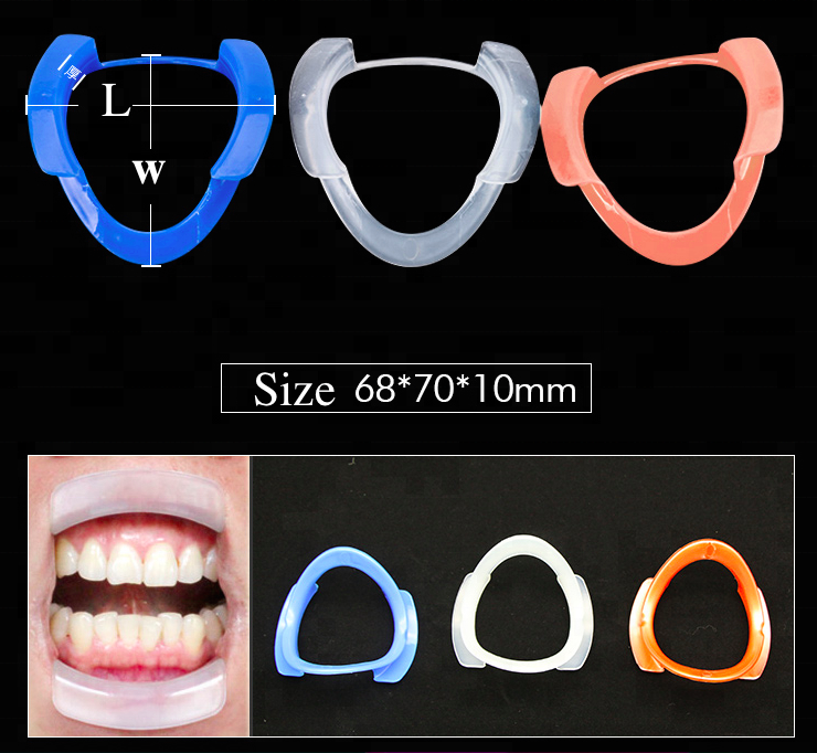 Plastic Dental Orthodontic Accessory Cheek Dental Tongue Retractor Tubing Suction High Grade Performance