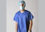 Short Sleeve Patient Surgical Gown Disposable Plastic Gowns Anti Permeate