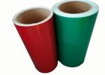 Green Red Road Sign Pvc Reflective Sheet For Cars Strong Adhesive Flexiable