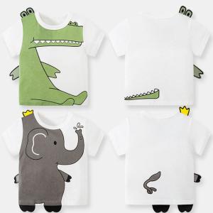 Wholesale Baby Cartoon Printed Short Sleeved Children'S T-Shirt Children'S Sports Shirts from china suppliers