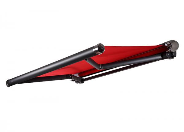 Balcony Folding Arm motorized patio awning Full Card Awning Black Shop Awning Aluminum