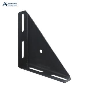 China Black Powder Coated Iron Bed Frame Hardware Parts on sale