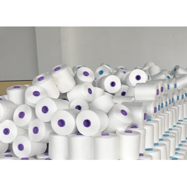 High Tenacity 40/2 Raw White Plastic Cone Spun Cationic Polyester Yarn