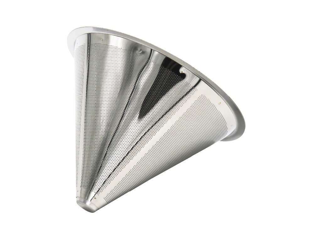 4 Cup Pour Over Coffee Dripper , Reusable Coffee Filter Cone For Carafes