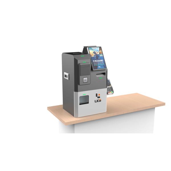 Cash Payment Kiosk With Bill Acceptor & Change And Coin Accptor & Change All In One payment kiosk