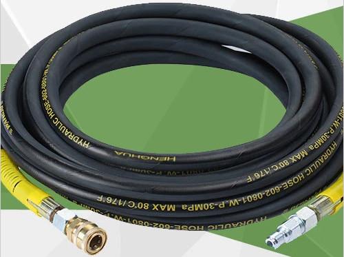 High Pressure Washer Jet Hose ID 6mm 8mm Stainless Steel Flexible Hose With