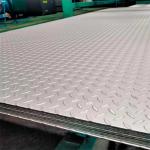 Non Slip 304 Stainless Steel Embossed Sheet Checkered Plate Metal 600mm