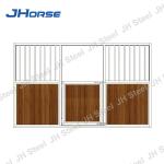 Bamboo Wood Luxury Horse Stall Fronts , Horse Stable Stall Sliding Door
