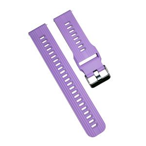 Wholesale Silicone Men'S 22mm Watch Band Strap Vertical Stripe Multicolor from china suppliers
