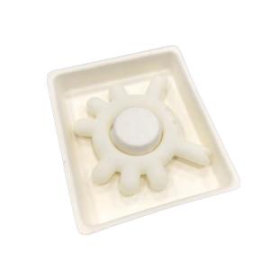 Wholesale Compostable Sugarcane Cosmetic Packaging Pulp Containers Oilproof from china suppliers