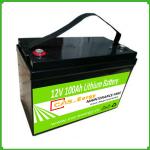 Factory Price Deep Cycle Lifepo4 Lithium Battery 12v 100ah For solar energy