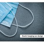Blue Disposable Face Mask 25g PP Non Woven Fabric Material OEM / ODM