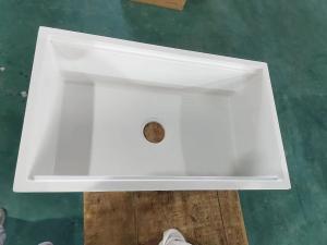 Wholesale Rear Or Center Drain Placement Quartz Stone Kitchen Sink No Faucet Included Accessories Faucet from china suppliers