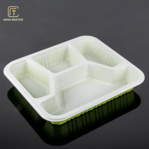 Wholesale 4 Compartment Disposable 23.5*20.5*3.5cm Airline Food Tray from china suppliers