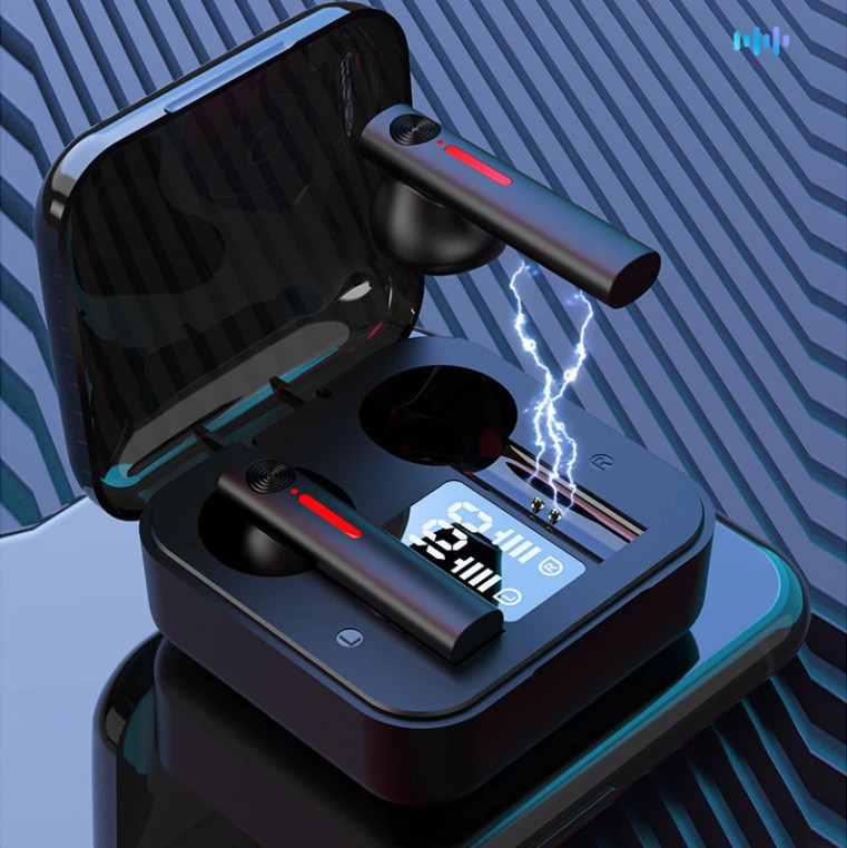 HiFi 3D Stereo TWS Bluetooth 5.0 Earphones For Smartphones