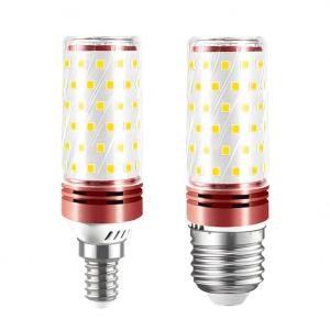 Wholesale E14 LED Corn Bulb Light Tricolor Dimming 12W / 16W Chandelier Candle Light Bulbs from china suppliers