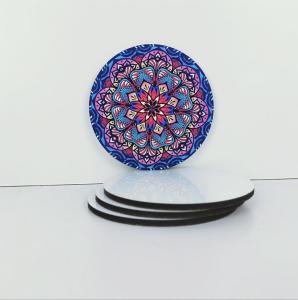 Wholesale Round Anti Slip 100x100mm Blank Cork Coasters from china suppliers