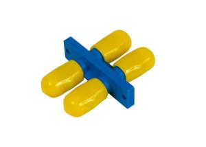 Wholesale Plastic ST Fiber Optic Coupler for CATV networks , Simplex / Duplex Fiber Adapter from china suppliers
