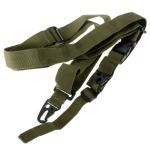 3 Point Tactical Gun Sling , Military Airsoft Adjustable Bungee Gun Strap