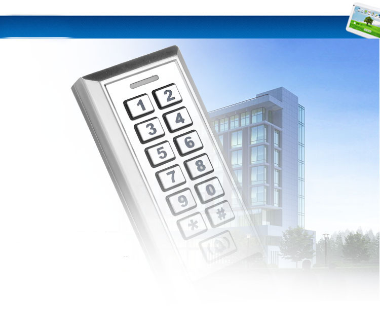 RFID Card And Keypad Card Attendance Machine Wiegand Output 125 Khz Reader
