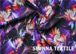 Print 2 Way Stretch Nylon Lycra Fabric Warp Knit Gauge 32 For Junior Swimwear