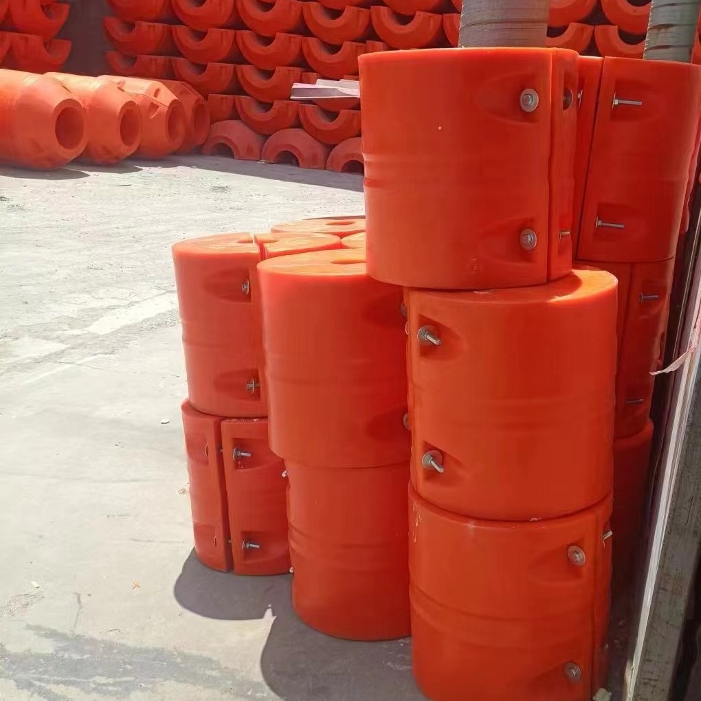 Rotational Moulded HDPE Pipe Floater Impact Resistant Easy Installation UV Resistance - Long Life Usage
