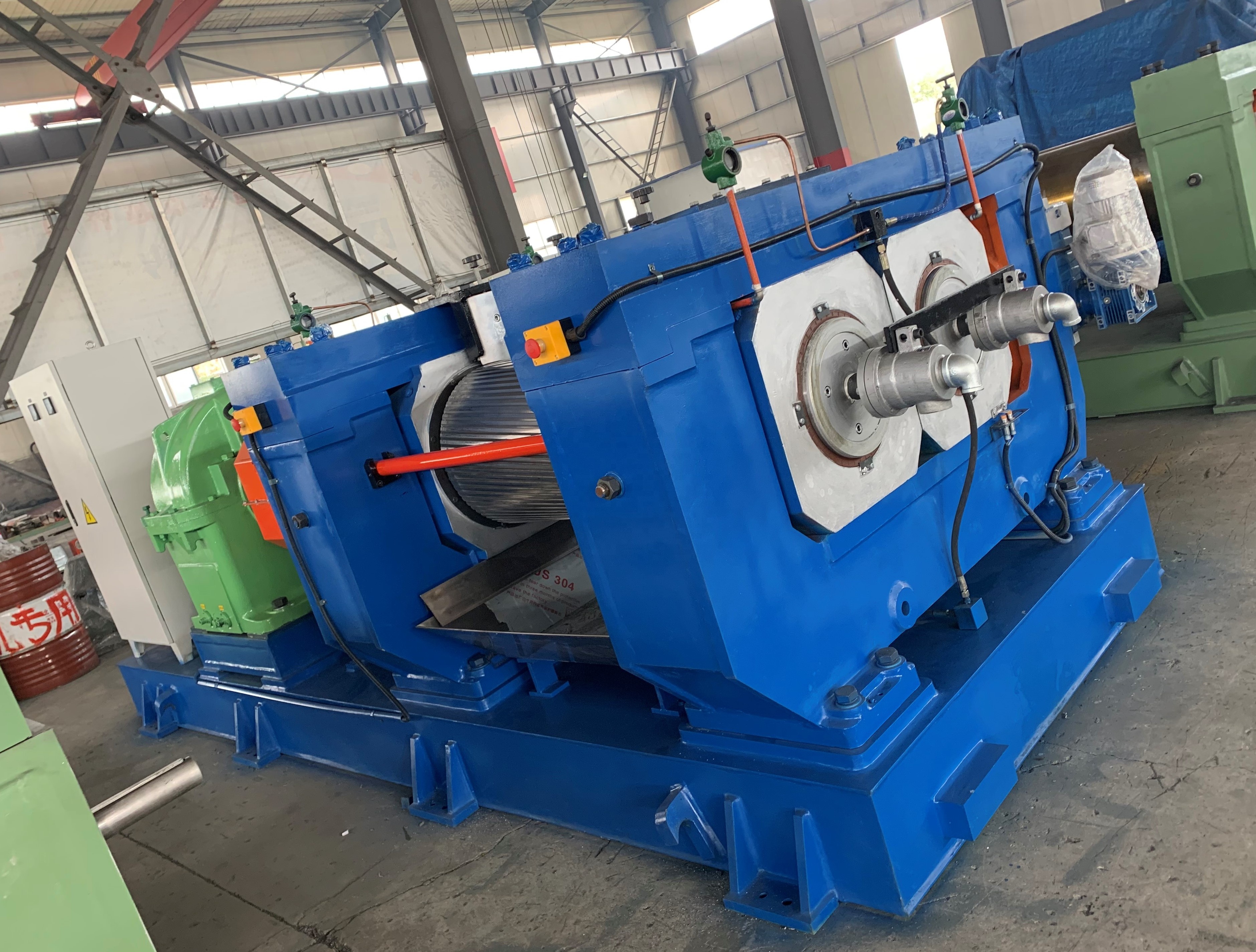 HUICAI Tire Recycling Machine Automatic System Crushed Tire Machinery Roll Crush