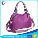 Elegant Purple Womens Tote Bags / Shoulder Messenger Bag Customized Logo