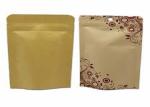 Bottom Gusset Kraft Paper Pouch Food Grade Waterproof Heat Sealing Stand Up